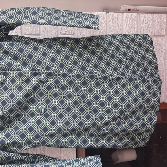 Women's Banana Republic Petite Retro 60's Printed Trench Coat Size XS - Picture 7 of 16